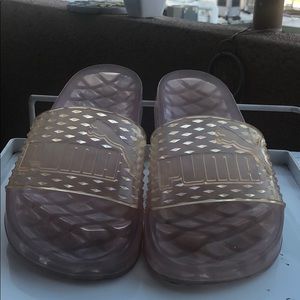 Puma fenty by rihanna pink slides 8